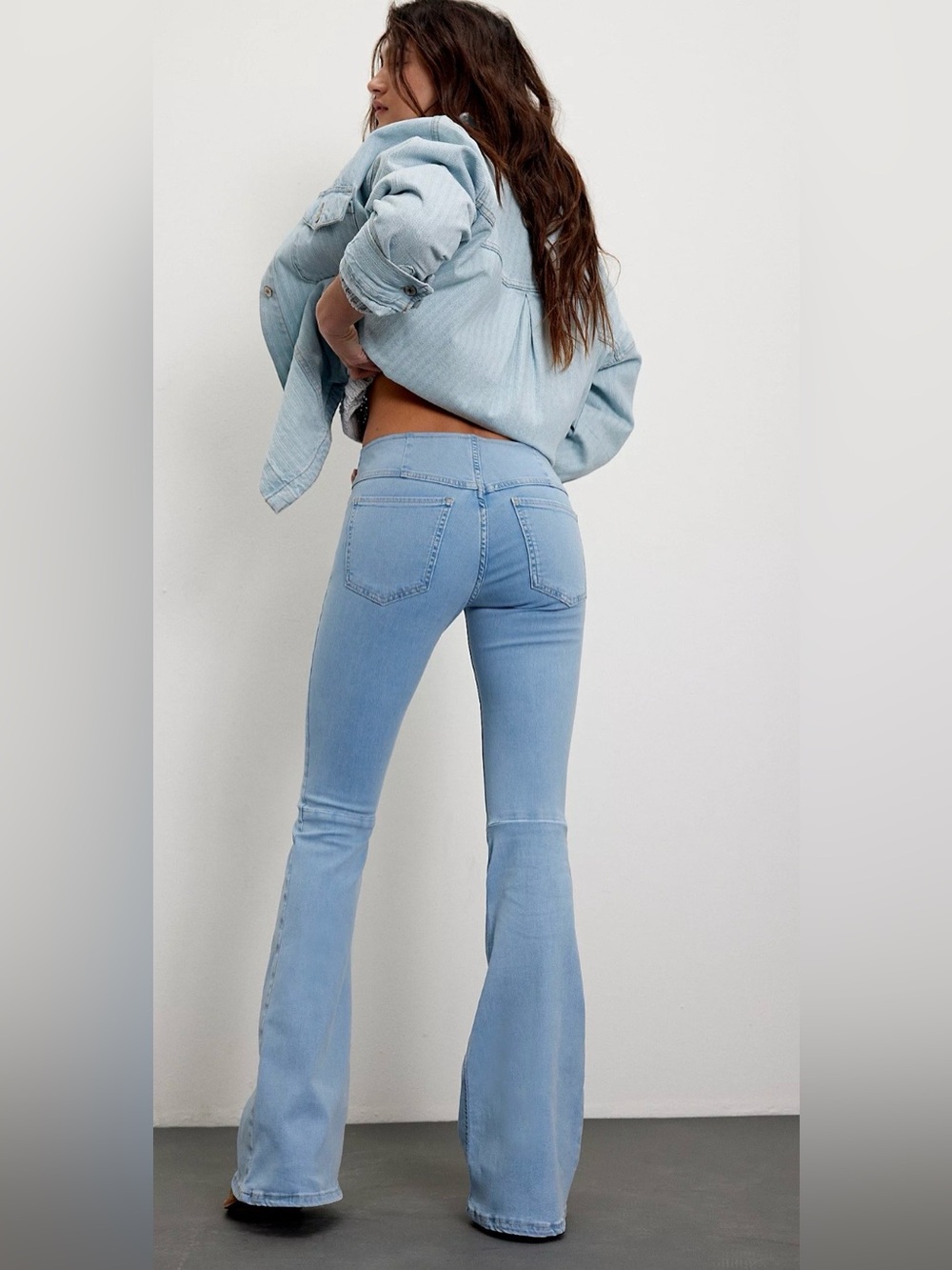 We The Free Penny Pull On Flare Jeans Size 28 Voyager